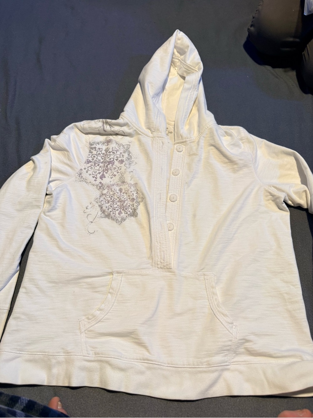Sonoma long sleeve hoodie with buttons